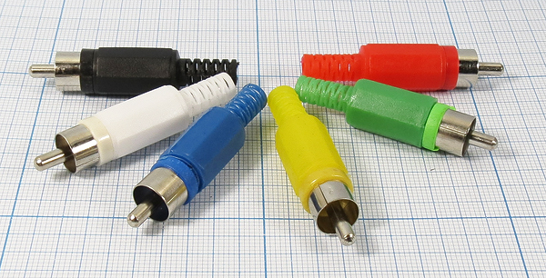 шт RCA\каб\жел\\пл\Ni\[тюльпан]\