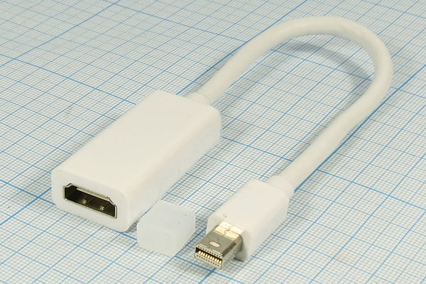 шнур шт miniDisplayPort-гн HDMI\0,15м\Ni/пл\ шнур шт miniDisplayPort-гн HDMI\0,15м\Ni/пл\