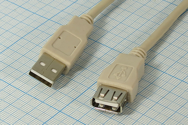шнур шт USB A-гн USB A\1,8м\\CHINA шнур шт USB A-гн USB A\1,8м\\CHINA