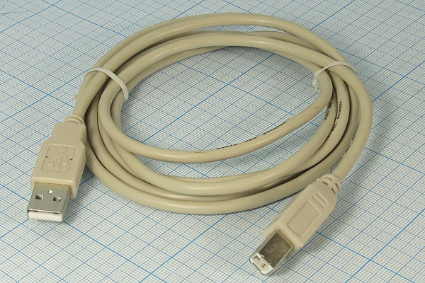 шнур шт USB A-шт USB B\1,5м\\LUXMANN[452-001-4]
