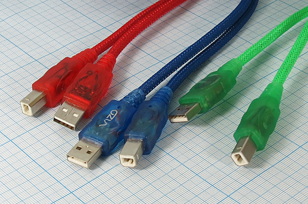 шнур шт USB A-шт USB B\2,0м\уфиол\зел USB-2M-GR шнур шт USB A-шт USB B\2,0м\уфиол\зел USB-2M-GR