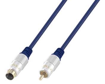 шнур шт miniDIN 4P-шт RCA\1,5м\\ шнур шт miniDIN 4P-шт RCA\1,5м\\