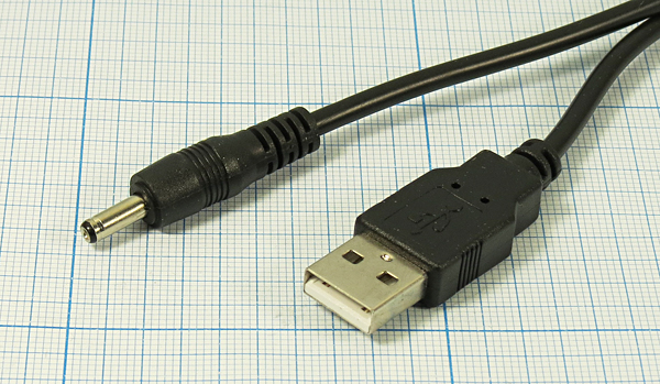 шнур шт USB A-шт 3,5d1,35x9\1,5м\\DAYTON 16-0020 шнур шт USB A-шт 3,5d1,35x9\1,5м\\DAYTON 16-0020