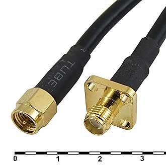 шнур шт SMA-гн SMA пан\0,3м\Au/мет\\ шнур шт SMA-гн SMA пан\0,3м\Au/мет\\