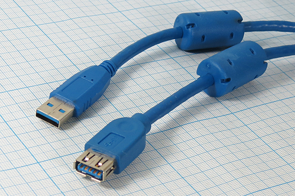 шнур шт USB A-гн USB A/USB3.0\1,5м\фил\Ni APH-471 шнур шт USB A-гн USB A/USB3.0\1,5м\фил\Ni APH-471