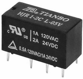 реле  24В\\HJR1-2C[N4078-2C]\1A125V,2A30V