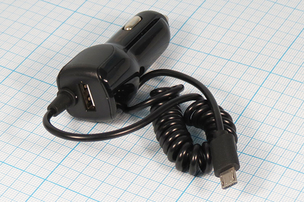 БП\  5В \ 1,0&2,1А\ 12В~24В\авто\гнUSBA+штmicroUSB