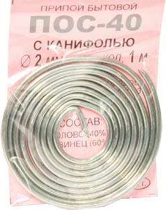 припой ПОС40\d2,0\\1м\с каниф\Sn40Pb60 припой ПОС40\d2,0\\1м\с каниф\Sn40Pb60