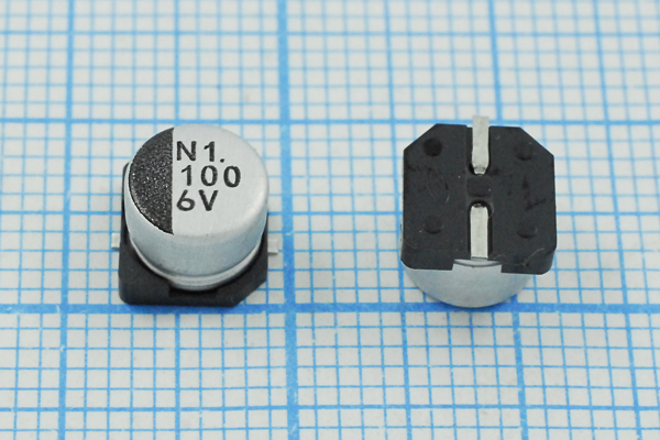 кэ 100\ 6,3\SMD07x07x05C2\20\+85C\Al\\UWX\NICH кэ 100\ 6,3\SMD07x07x05C2\20\+85C\Al\\UWX\NICH