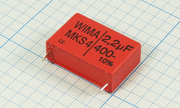 к 2,2 мкФ\ 400\32x11x21\\\PET\2P\MKS4\WIMA к 2,2 мкФ\ 400\32x11x21\\\PET\2P\MKS4\WIMA