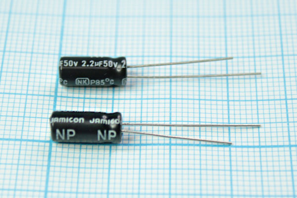 кэ 2,2\ 50\ 5x11\20\+105C\Al\2L\NKR\JAMICON NP кэ 2,2\ 50\ 5x11\20\+105C\Al\2L\NKR\JAMICON NP