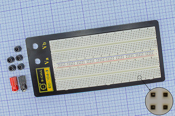 плата макетная 1x 50\4x315\YBB2-204-3\Iron+клеммы