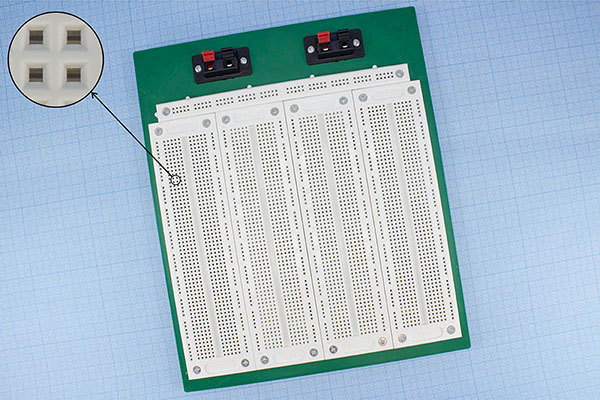 плата макетная10x 25\8x295\SYD-500\Iron+4клеммы
