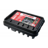 бокс 330x140x230\1вход-4выхода\пл/чер\IP55\11-8330